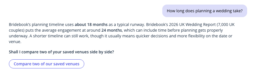 The reply to the first chip under the check-in for couple 3