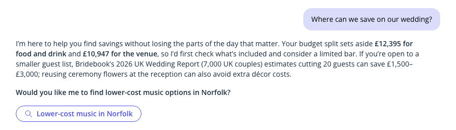 The reply to a rail chip for couple 8