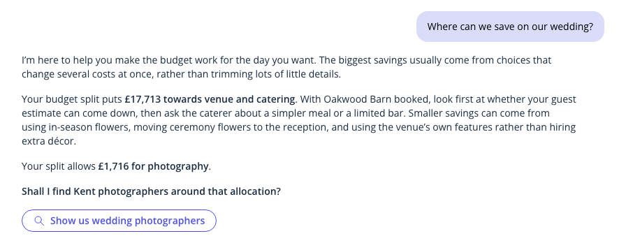 The reply to a rail chip for couple 7